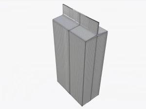 plastic coffee bag packet 03 mock-up 3D Model