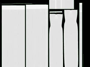 plastic coffee bag packet large mock-up 3D Model
