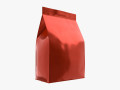 Plastic coffee bag packet small mock-up Modello 3D
