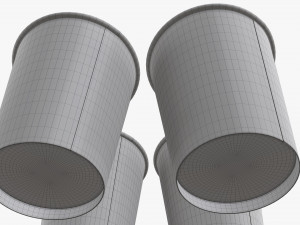 plastic paper coffee cup tray 3D Модель