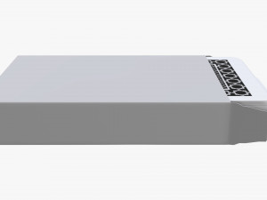 playing card set in opened box Model 3D