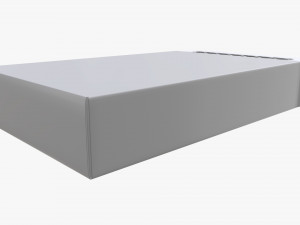 playing card set in opened box Model 3D