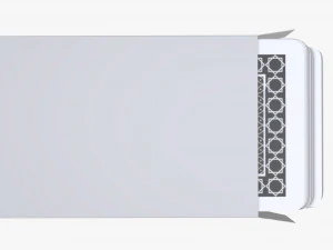 playing card set in opened box 3D Model