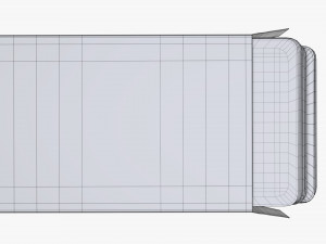playing card set in opened box Model 3D