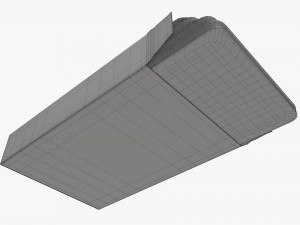 playing card set in opened box Model 3D