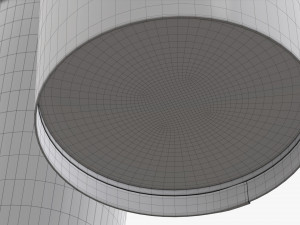 disposable large paper coffee cup plastic lid and holder 3D Модель