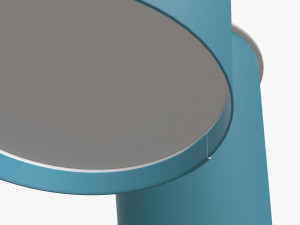 disposable medium paper coffee cups plastic lid and holder 3D Модель