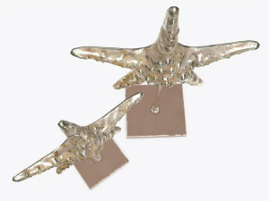 sculptured sea star statuette 3D Model