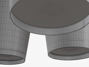 biodegradable medium coffee cup cardboard lid with holder Modèle 3D