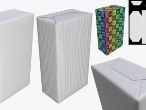 coffee foil craft paper package pack Modèle 3D