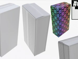 coffee foil craft paper package pack 3D Model