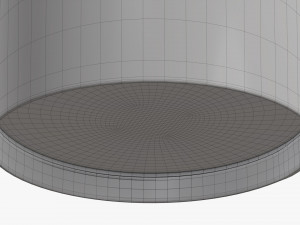 medium recycled paper coffee cup plastic lid and holder 3D Model