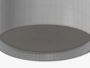 medium recycled paper coffee cup plastic lid and holder 3D Model