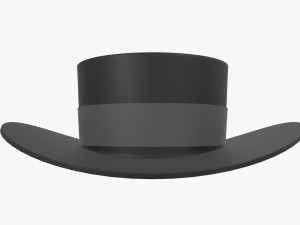 hat black 3D मॉडल