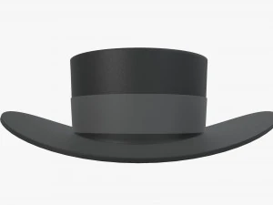 帽子黒 3Dモデル