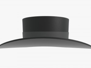 hat black 3D मॉडल