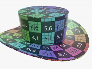 帽子黒 3Dモデル