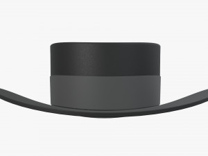 hat black 02 Model 3D