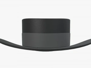 hat black 02 3D Model