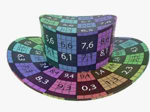 hat black 02 Model 3D