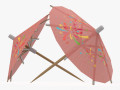 Cocktail decoration umbrella Modello 3D