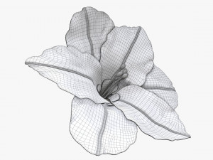 lily flower imitation Model 3D