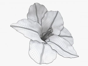 lily flower imitation 3D Model