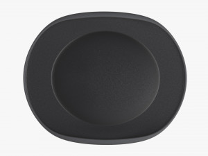 hat bowler black 3D 模型