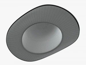 hat bowler black 3D Model