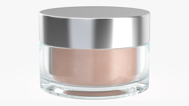 glass cosmetics packaging face hand care cream Modelo 3D .c4d .max .obj .3ds .fbx .stl .blend 