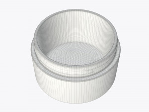 glass cosmetics packaging face hand care cream Modelo 3D