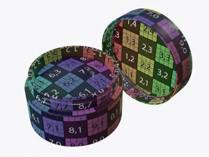 glass cosmetics packaging face hand care cream opened 3D Model