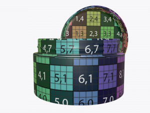 glass cosmetics packaging face hand care cream opened 3D Model