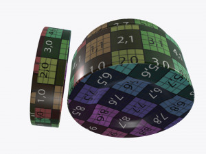 glass cosmetics packaging face hand care cream opened 3D Model