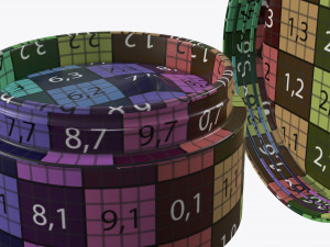 glass cosmetics packaging face hand care cream opened 3D Model