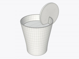 orange juice and orange slice in a glass 3D-Modell