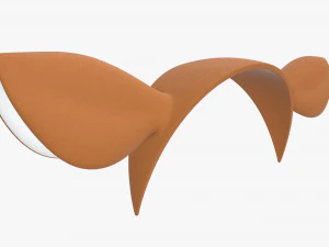 headband with deer ears 3D Model