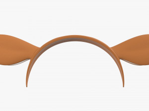 headband with deer ears Model 3D