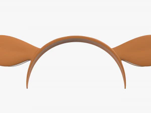 headband with deer ears 3D Model