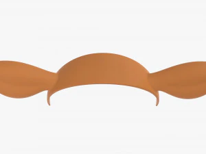 headband with deer ears 3D Model