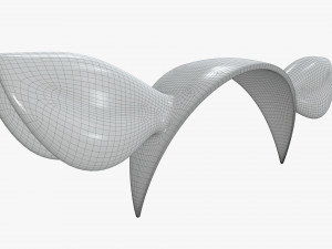 headband with deer ears Model 3D