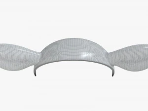 headband with deer ears 3D Model