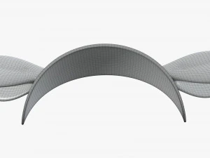 headband with deer ears 3D Model