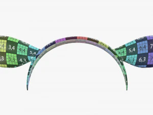 headband with deer ears 3D Model