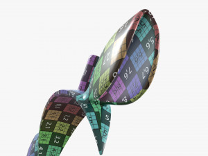 headband with deer ears and horns 02 3D-Modell