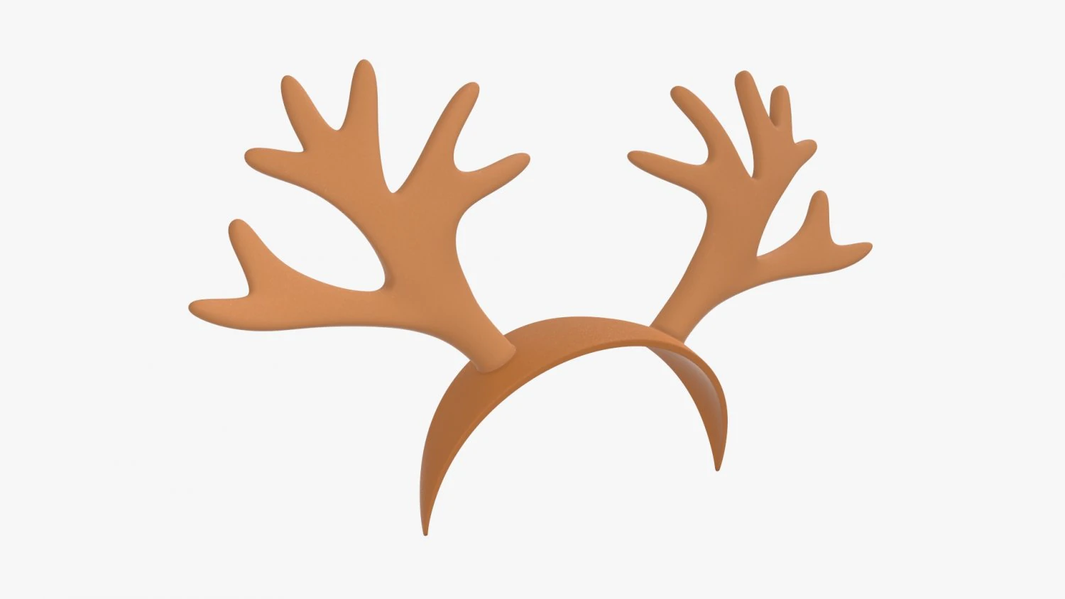 headband with deer horns 3D Model .c4d .max .obj .3ds .fbx .stl .blend 