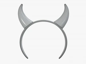 fascia con corna da diavolo Modello 3D
