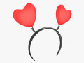 headband with hearts on springs 3D 模型