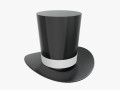 magician cylinder hat 3D 模型