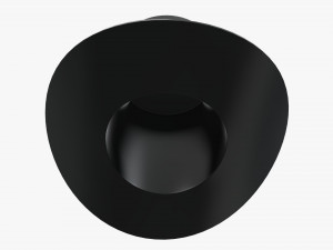 magician cylinder hat 3D Model